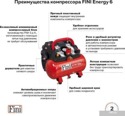 Компрессор Fini Energy 6