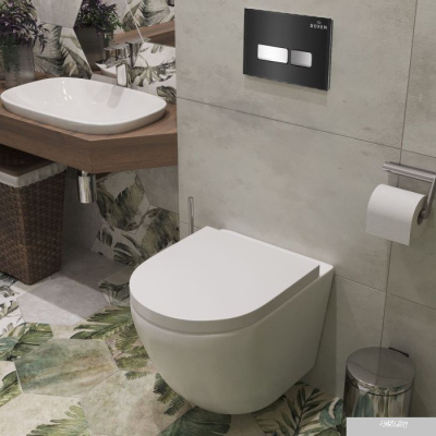 Roxen Antares One Rimless 6 в 1 StounFix Slim 643669 (чёрное стекло)