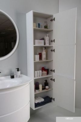 Belux Шкаф для ванной Версаль ПН51 (1 белый глянцевый)