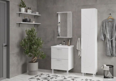 Volna Тумба Twing 60.2Y белый с умывальником Миранда