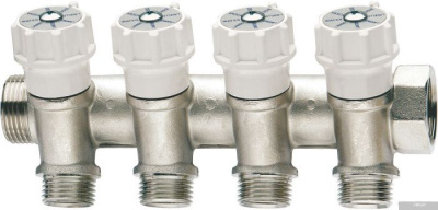 ITAP Коллектор с перекр. вентилями 1x1/2 (4 конт.)