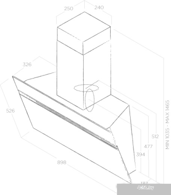 Elica Stripe Urban Cast Iron/A/90