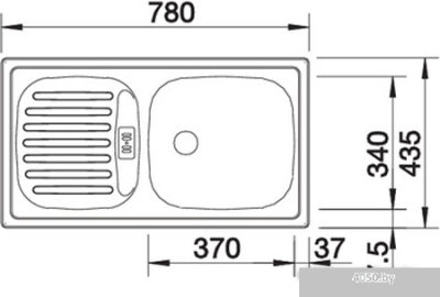 Кухонная мойка Blanco Flex mini (без клапана-автомата)