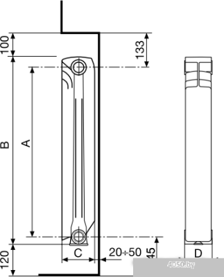 Fondital Ardente C2 500/100 V63903409 (9 секций)