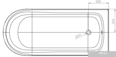 Ванна Astra-Form Ретро 170x75