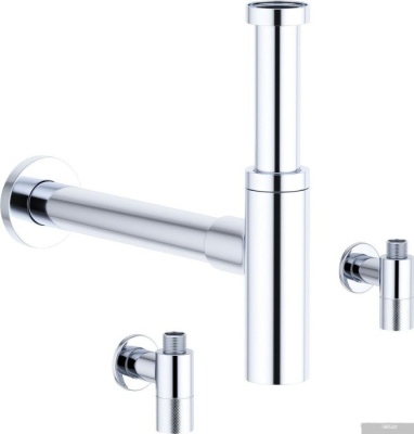 Вентиль Wellsee Drainage System 182146001, угловой (2 шт, хром)