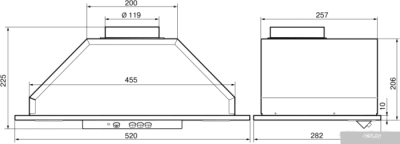 Elikor Врезной блок 52Н-400-К3Д