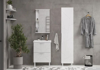 Volna Тумба Twing 60.2Y белый с умывальником Миранда