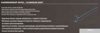 Экран под ванну WeltWasser SKS14090-BL 138 см