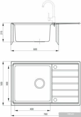 Кухонная мойка Deante Avior ZPA 0113