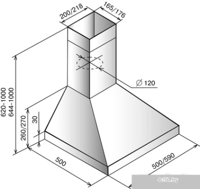 Elikor Вента 50П-430-К3Д (белый)