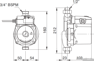 Насос Grundfos UPA 15-90 160