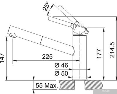 Franke Orbit Pull Out 115.0623.055 (хром)