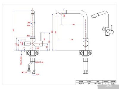 GranFest Мрамор 3611 (графит)