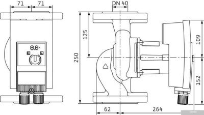 Насос Wilo Yonos MAXO-Z 40/0.5-12