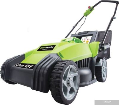 Колёсная газонокосилка Greenworks G40LM35K2X (с 1-м АКБ 2 а*ч)