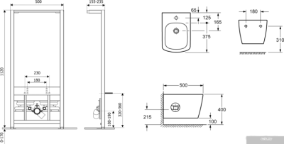 Биде Lavinia Boho Relfix Aveo 77070257