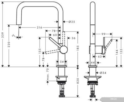 Hansgrohe Talis M54 72806000