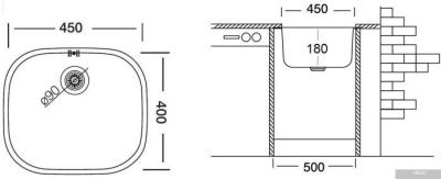 Ukinox Модерн MOP450.400 GT8C