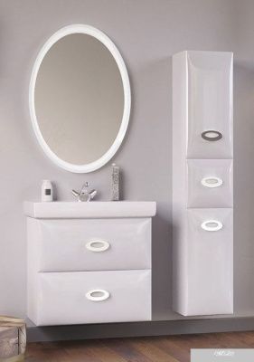 MarkaOne Зеркало Arrondi/Bonne 60 У73235 (белый)