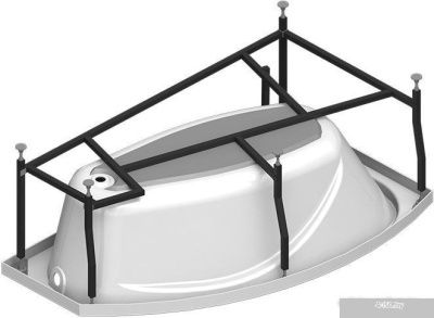 Ванна Vannesa София 169х99R 2-78-0-2-1-223 (с экраном и каркасом правым)
