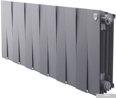Royal Thermo PianoForte 300 Silver Satin (12 секций) боковое подключение