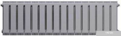 Royal Thermo PianoForte 300 Silver Satin (16 секций) боковое подключение