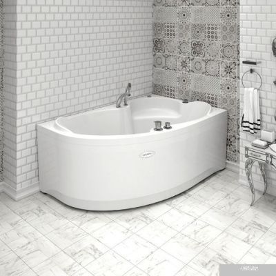 Ванна Vannesa Ирма 149x96R 2-78-0-2-9-216 (с экраном и каркасом правым)