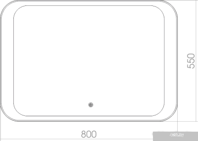 Silver Mirrors Зеркало Индиго 80x55 ФР-00001410