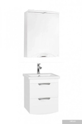 Style Line Шкаф с зеркалом Жасмин-2 55 (с подсветкой)