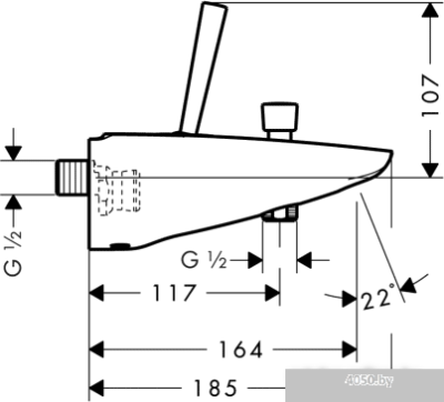 Смеситель Hansgrohe PuraVida 15472000