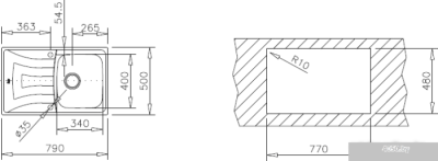 Кухонная мойка TEKA Universo 1C 1E CN MAT [10120001]