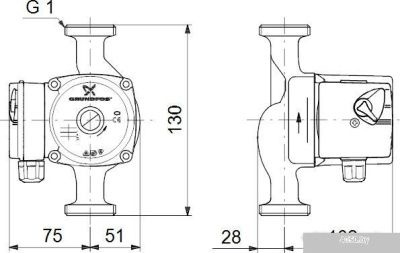 Насос Grundfos UPS 15-60 130