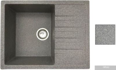 БелЭворс Vega R + смеситель W74004-9 + дозатор L405-1 (серый/сатин)