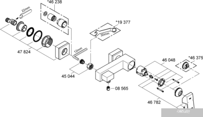 Смеситель Grohe Eurocube 23145000