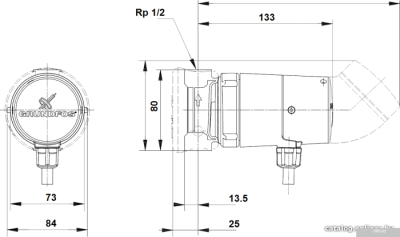 Насос Grundfos UP 15-14 B