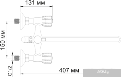 Смеситель Wasserkraft Amper 2902L