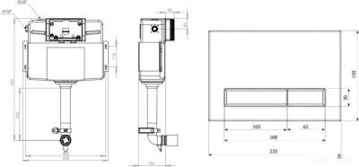 Инсталляция для унитаза Lavinia Boho Relfix 3 в 1 77030072