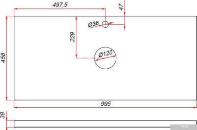 ЗОВ Тумба под умывальник Дион 100 D100LWP0M9003MKV5-HPL38T (туя/белый матовый)