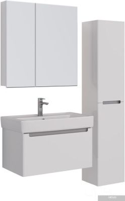 Lemark Тумба под умывальник Buno Mini 80 LM05BM80T (белый глянец)