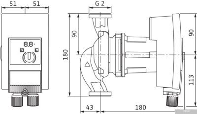 Насос Wilo Yonos MAXO-Z 30/0.5-7