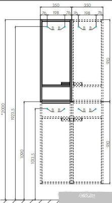 Акватон Шкаф-полупенал Флай 35 1A237903FAX1L (левый, белый/дуб крафт)