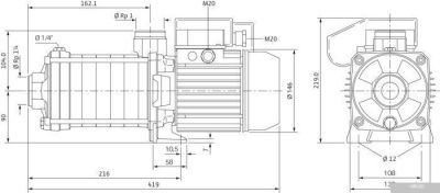 Насос Wilo Economy MHIL 504 (3~400 V)