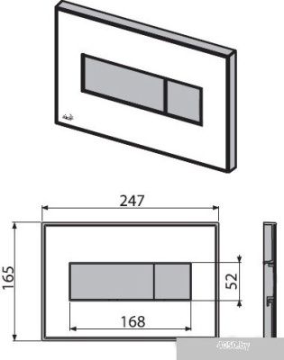 Панель смыва Alcaplast M1373