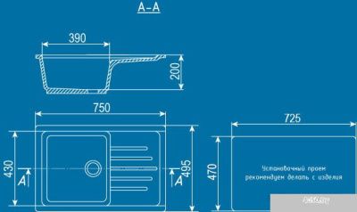 Кухонная мойка Ulgran U-400 (салатовый)