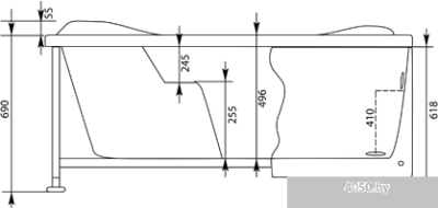 Ванна Aquanet Malta New 150x150