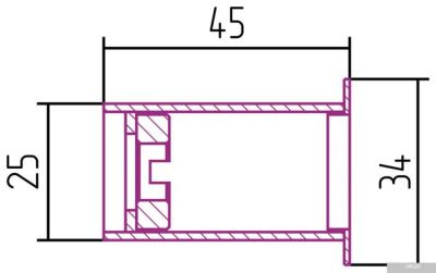 Сунержа скрытого подключения для МЭМ CUBE 071-1527-0000