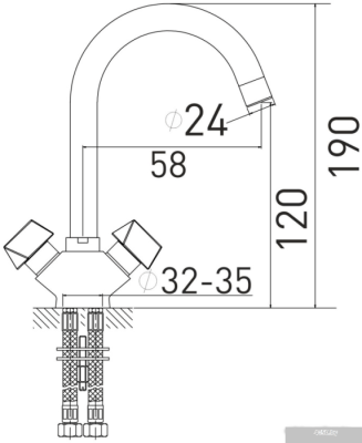 Gross Aqua Forma 6015084С-08 6022