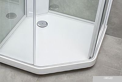 IDO Comfort 10-5 90x90 (белый, прозрачное стекло)