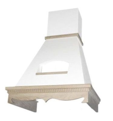 Кухонная вытяжка Elikor Бельведер 90П-650-П3Д (бежевый/дуб неокрашенный)